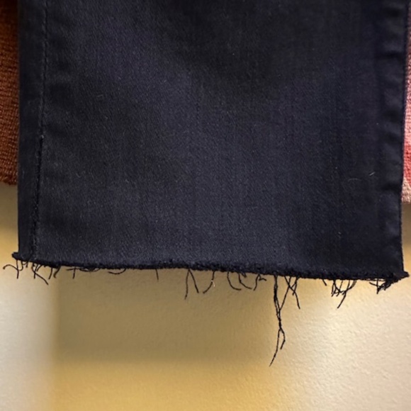 MOTHER DENIM THE RASCAL ANKLE SNIPPET IN BLACKBIRD SIZE 27 - Picture 7 of 10